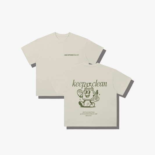 Keep It Clean - T-shirt Milk Apricot