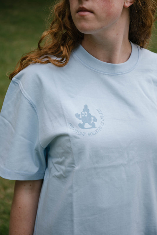 "Thank You - Your Skin" T-shirt Blue